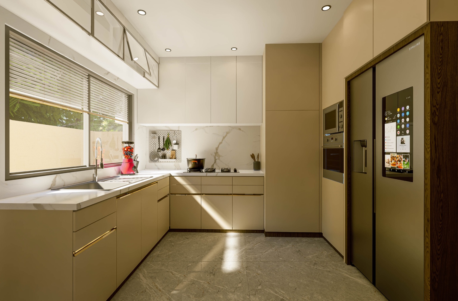 Gourmet kitchen